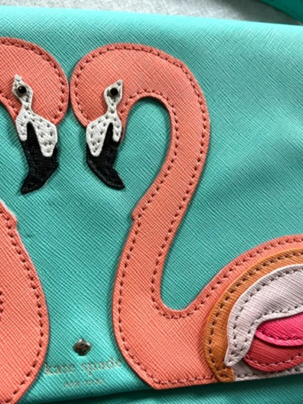 Kate Spade Turquoise Flamingo Crossbody